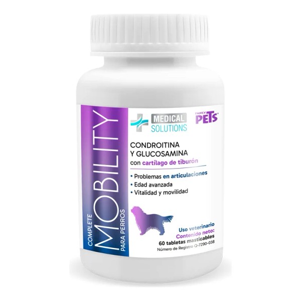 Complete Mobility Perros Ccondroitina Y Glucosamina 60 Tab - Producto