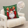 Christmas Pillow Covers 18x18 Set of 4 Red Christmas tree