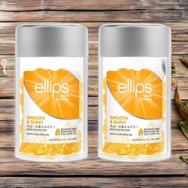 Ellipse Hair Shampoo Hair Essence Hair Vitamin Yellow Smooth Shiny with Aloe Vera Hair Oil 2 x 50ml / 엘립스 헤어샴푸 헤어에센스 헤어비타민 옐로우 스무스 샤이니 위드 알로에베라 헤어오일 2개 50ml
