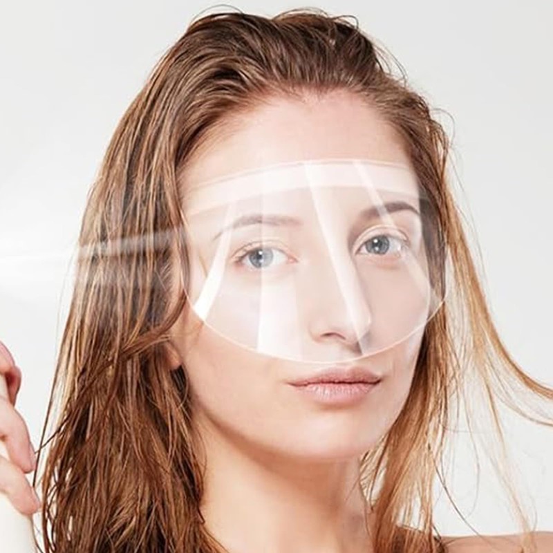 RLMVGBX 50Pcs Clear Face Visors - Eye Shield After Cataract