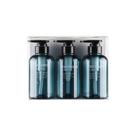 3PCS 300ml/500ml Press Liquid Soap Dispenser Reusable and Refillable Shampoo Bottles Large Capacity Shower Bottles for Body Soap Shampoo Conditioner