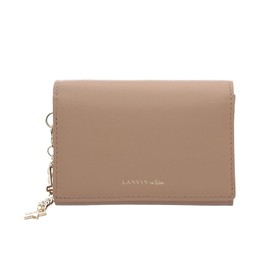 Lanvin on Blue Business Card Holder, Luna, beige