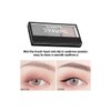 Eyebrow Drawing Palette 3 Shades With 1 Brush, Waterproof Non-Transfer