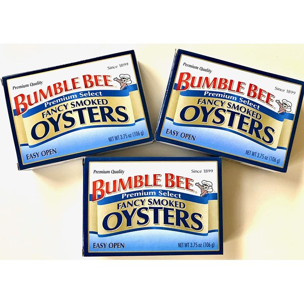 Bumble bee smoked oysters 6/3.75 oz