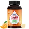 Biobor Vitamin D3 K2 Gummies with Calcium, Sugar Free Vitamins