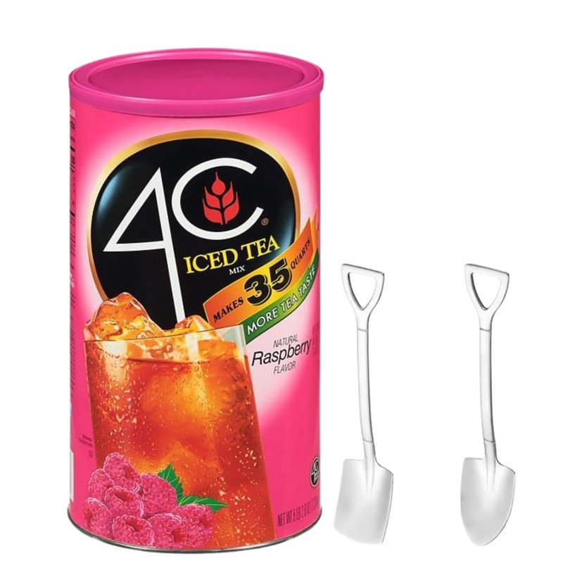 Candy Freezer 4C Iced Tea Raspberry Flavored Powdered Drink Mix