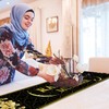 Ramadan Mubarak Table Runner Ramadan Table Decorations, Ramadan Tablecloth Happy