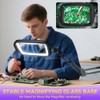 30X 10X Extra Large Floor Magnifying Glass with Light and