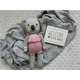 Dreamology Baby Cot Sheets,100% Cotton Jersey sheets,Soft and Breathable fitted cot sheets for Girls, Boys,Cot Sheet 120x60 fitted,Crib sheet cotton,Baby Mattress Sheet | Grey, Silver Grey