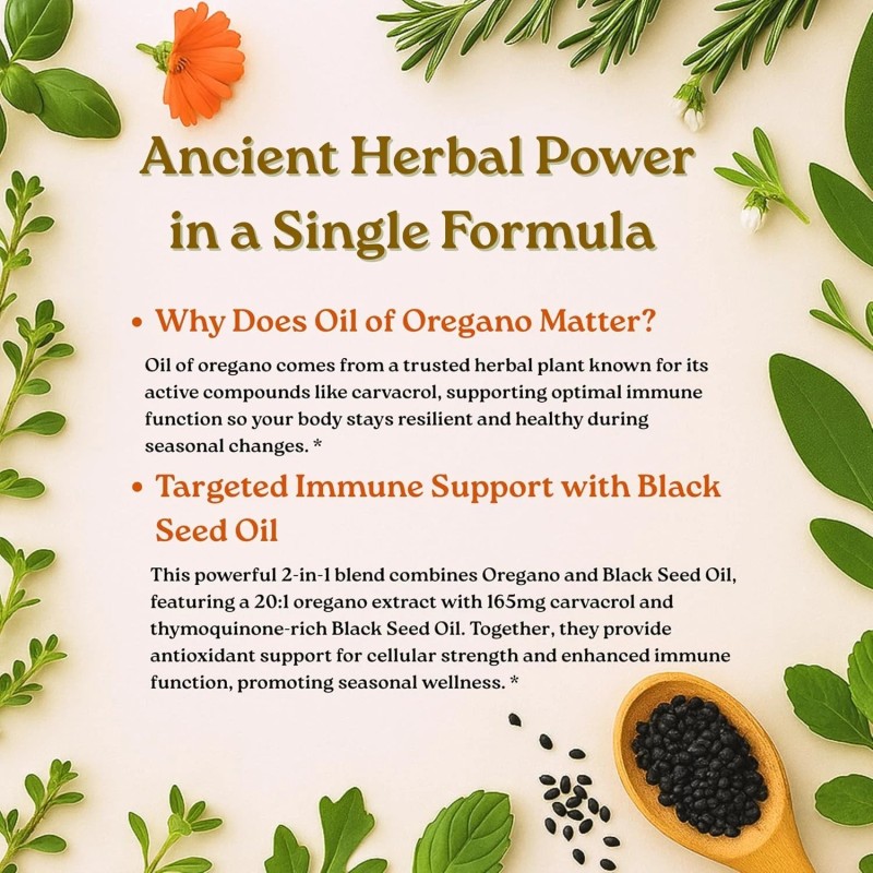 Micro Ingredients Oil of Oregano Softgels, 300 Count