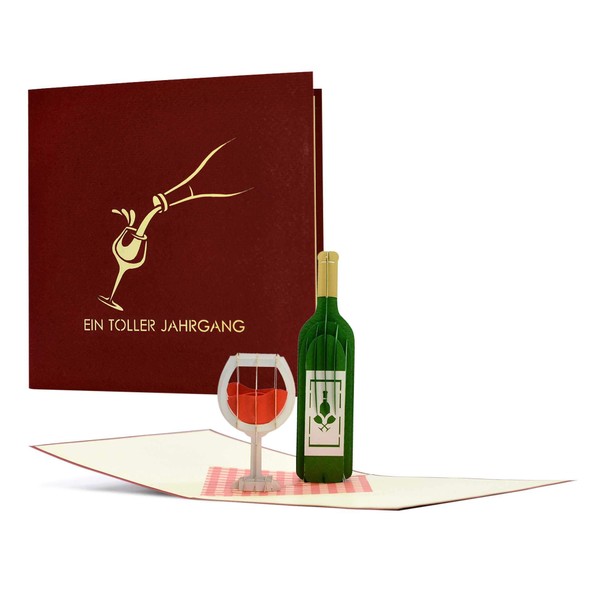 Diese-Klappkarten Funny birthday card, greeting card for a round birthday