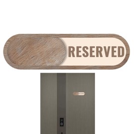 Bathroom Occupied Sign | Vacant Reserved in Use Sign Door Indicator,Available Unavailable Busy Private Indicator Wooden Decor for Meeting, Event, Working
