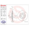 BREMBO Disco De Freno Delantero Izquierdo O Derecho Compatible con