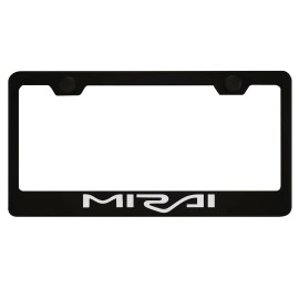 MVP Black License Plate Frame For Mirai