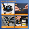 GOOACC Oil Extractor Pump 6.5L Pneumatic Manual Fluid Extractor Pump