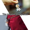 Couples Puzzle Keychain for Girlfriend Boyfriend Valentine's Day Gifts for