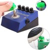 BEANPRECOY 20 Pcs Clear Guitar Effects Pedal Footswitch Toppers Durable