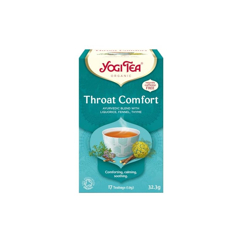 Yogi Tea Organic Throat Comfort 17 Teabags, 32.3g