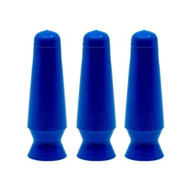 DMV Scleral Cup Large Contact Lens Handler -3 Pack - Inserts and Removes Scleral Contact Lenses and Prosthetic Eyes (Cobalt Blue)