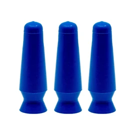 DMV Scleral Cup Large Contact Lens Handler -3 Pack - Inserts and Removes Scleral Contact Lenses and Prosthetic Eyes (Cobalt Blue)