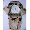 Elephants. Soft and Stretchy Cover for colostomy Bag with an