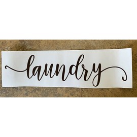 Laundry Decal Laundry Door Room Clothes Die Cut Vinyl Decal