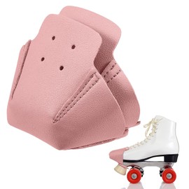 2 Pieces Toe Guards Roller Skate Toe Caps Artificial Leather Toe Guards Protectors for Quad Roller Skate Protection