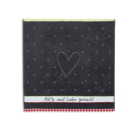 Kracht Terry Tea Towel 100% Love 50/50 cm 100% Cotton