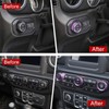 AuTK Aluminum Alloy Interior Upgrade Kit for 2018-2025 Jeep Wrangler