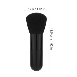 Tanning Brush for Self Tan, Large Vegan Kabuki Brush Soft Self Tanner Face Applicator Professional Body Makeup Tool for Flawless Tan Application (Black)