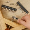 STREBITO Mini Ratchet Set, 22-Piece 1/4 Ratchet Right Angle Screwdriver,