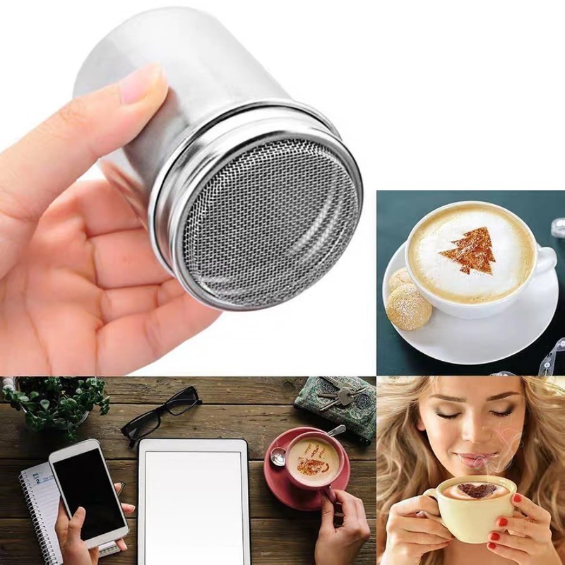VEDA 1 Pcs Stainless Steel Sugar and Seasoning Shakers with