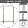 LifCratms 4 Sets 304 Stainless Steel Square U-Bolts, M6 x