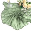 Sage Green Table Runner - 2 Pcs 10FT Gauze Cheesecloth