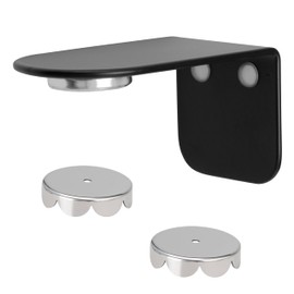 bremermann PUREZZA Magnetic Soap Holder - Free Hanging Soap with Magnet - Glue or Drilling (Black)