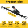 2 Pack Retractable Ratchet Straps 1 Inch x 10ft Bolt-on