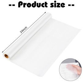 Tracing Paper Roll 24 Inch x 30 Yards White Pattern Paper Translucent Large Trace Paper for Sewing Drawing Sketching