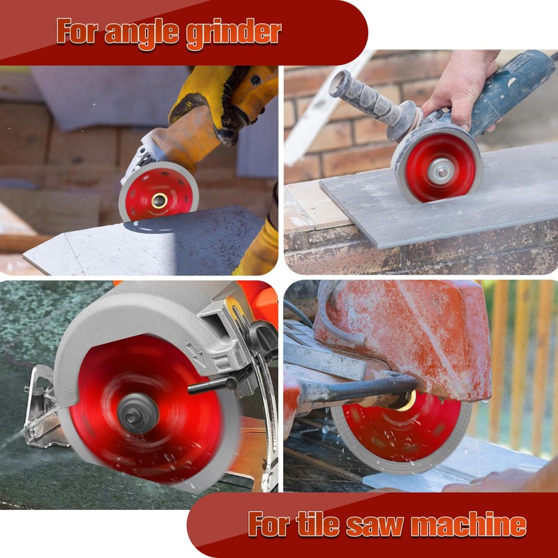 Uouteo 15 Pcs Diamond Saw Blade, 4.5 Inch Super Thin