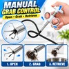 Flexible Drain Grabber for Clog Removal – Long-Reach 4-Claw Pickup