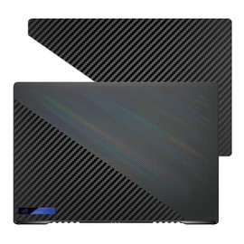 ArmorSuit MilitaryShield Black Carbon Fiber Skin Vinyl Wrap for ASUS ROG Zephyrus G15 / M16 (2021-2022) - Lid