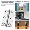 Bisagras para Puerta de Acero Inoxidable, 4 piezas Bisagras de