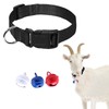 Fayemint Set of 4 Goat Collars with Bell, Goat Collars,