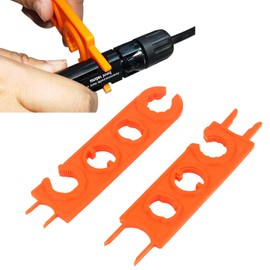 CANCYCC Pack of 2 Solar Spanner MC4 Tool for Solar Panel Cable PV System Wire and Connector, Quick Tightening Male Female Plug Separating Tool Wrench