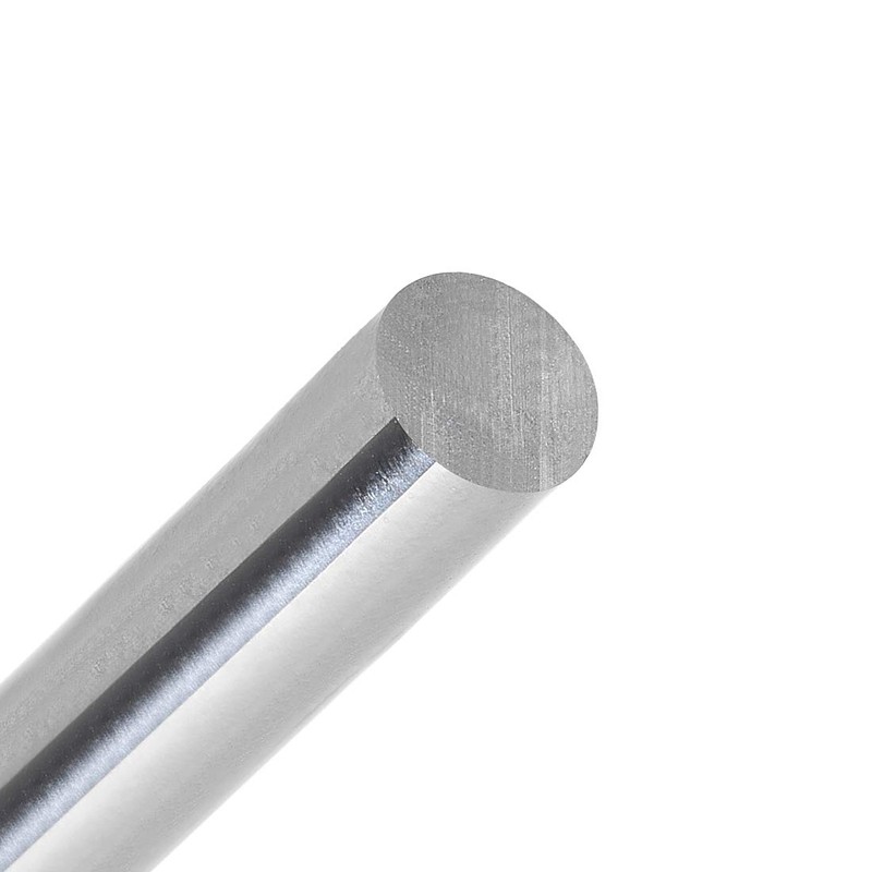 sourcing map K30 Tungsten Steel Lathe Round Rod Solid Shaft