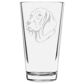Weimaraner Dog Themed Etched All Purpose 16oz Pint Glass
