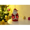 Stephanie Imports Santa Ceramic Christmas LED Tabletop Figurine Statue