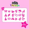 TATOY Super Glittzy Girls' Tattoo Set - Skin-Friendly Temporary Glitter