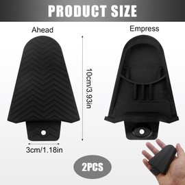 1 Pair Cleats Cover for Cycling Shoes Compatible with Shimano SPD SL Bike Pedals Cover Bike Gear Quick Release Rubber Cleat Anti-Skid Protective Cover Riding Shoes Part Bicycle Accessories Unisex