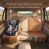 Car Seat Protector 2-Pack, Thick Padding Cushion (Dark Brown)