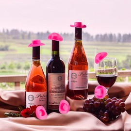 FFNIU 20Pcs Pink Mini Cowboy Hat, Plastic Mini Western Cowgirl Hat, Cute Doll Hat Party Hats for Pretend Play Dollhouse Decoration